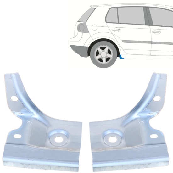 Reparationspanel för tröskelände för Volkswagen Golf 5 2003-2009 / Vänster+Höger / Set 16114