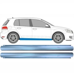 Tröskelplåt reparationspanel för Volkswagen Golf 6 2008-2013 / Vänster = Höger (symmetrisk) / Set 10470