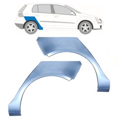 Sidovägg hjulhuskant för Volkswagen Golf 5 2003-2009 / Vänster+Höger / Set 10092