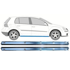 Inre tröskel reparationspanel för Volkswagen Golf 5 2003-2009 / Vänster+Höger / Set 11125
