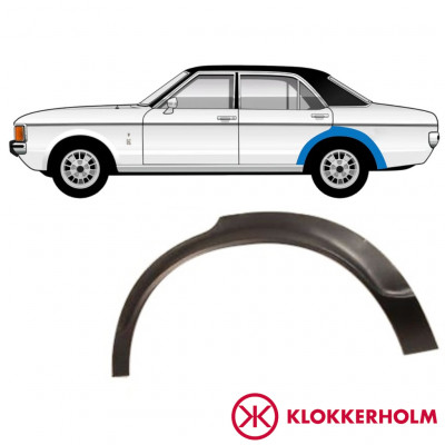 FORD GRANADA 1972-1977 REPARATION AV BAKSKÄRM / VÄNSTER