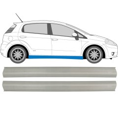 Tröskelplåt reparationspanel för Fiat Grande Punto Evo 2005- / Vänster+Höger / Set 11374