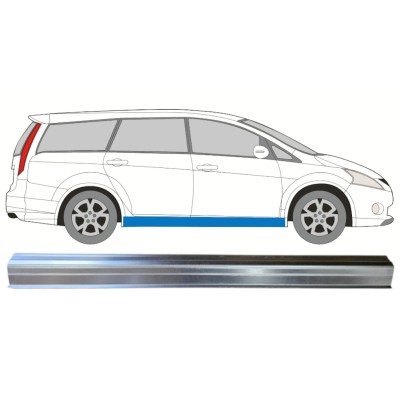 Tröskelplåt reparationspanel för Mitsubishi Grandis 2004-2011 / Vänster = Höger (symmetrisk) 14531