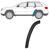 Prydnadslist stänkskärm list för Jeep Grand Cherokee 2010-2021 / Vänster 15852