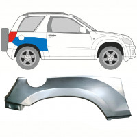 Övre del av bak skärm reparationspanel för Suzuki Grand Vitara 2005-2012 / Höger 8507