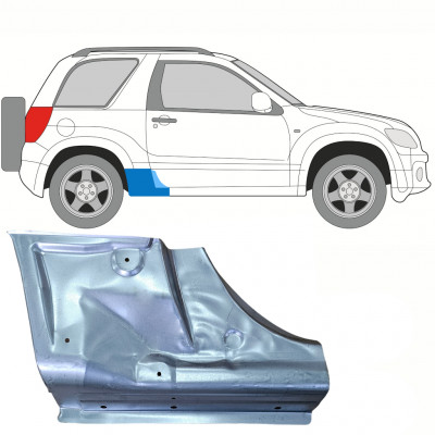 Tröskelplåt reparationspanel för Suzuki Grand Vitara 2005-2012 / Höger 8687