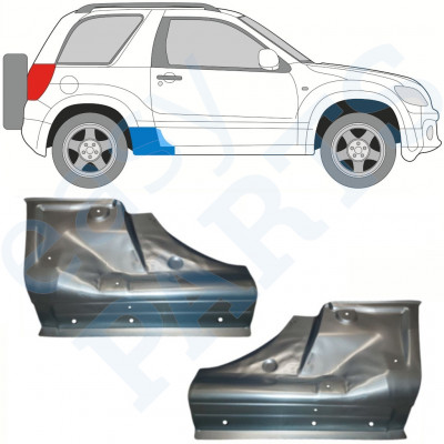 Tröskelplåt reparationspanel för Suzuki Grand Vitara 2005-2012 / Vänster+Höger / Set 10356