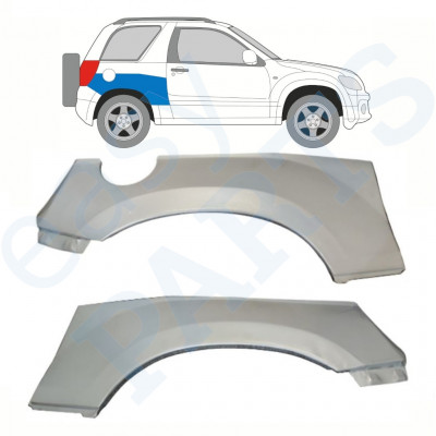 SUZUKI GRAND VITARA 2005-2012 REPARATION AV BAKSKÄRM / UPPER HJUL / UPPSÄTTNING