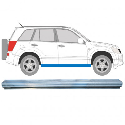 Tröskelplåt reparationspanel för Suzuki Grand Vitara 2005-2012 / Vänster = Höger (symmetrisk) 8897