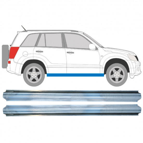 Tröskelplåt reparationspanel för Suzuki Grand Vitara 2005-2012 / Set 11337