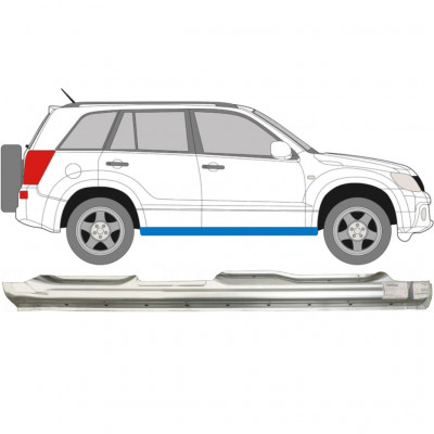 SUZUKI GRAND VITARA 2005-2012 full TRÖSKELPLÅT TILL / HÖGER