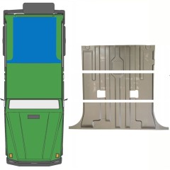 Bak golvreparationspanel för Mercedes G-Class W460 W461 W463 1979-2017 / Set 10097