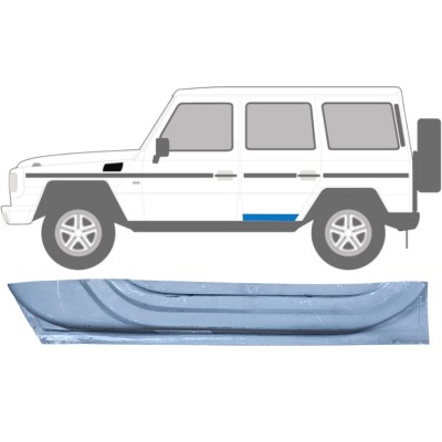 Reparationspanel för bakdörr för Mercedes G-Class W460 W461 W463 1979-2017 / Vänster 5544