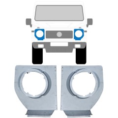 Strålkastarfäste för Mercedes G-Class W460 W461 W463 1979-2017 / Vänster+Höger / Set 11896