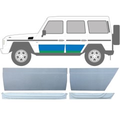 Inre + yttre fram + bak dörr reparationspanel för Mercedes G-Class W460 W461 W463 1979-2017 / Vänster / Set 9470