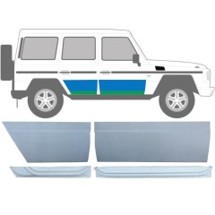 Inre + yttre fram + bak dörr reparationspanel för Mercedes G-Class W460 W461 W463 1979-2017 / Höger / Set 9469