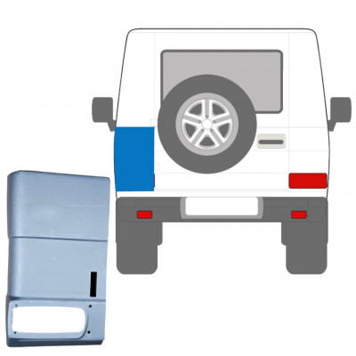 Bak hörn reparationspanel för Mercedes G-Class W463 1992- / Vänster 5552