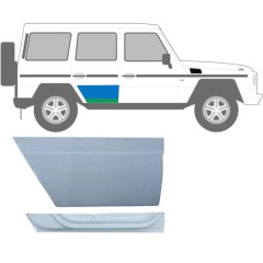 Inre + yttre bakdörr reparationspanel för Mercedes G-Class W460 W461 W463 1979-2017 / Höger / Set 9467