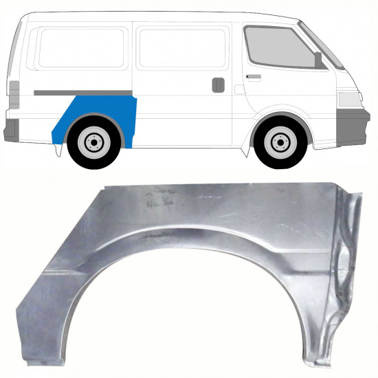 TOYOTA HIACE 1989-1995 REPARATION AV BAKSKÄRM / HÖGER