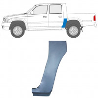 Bak hörn reparationspanel för Toyota Hilux 2001 -2005 / Vänster / Dubbelkabin 7661