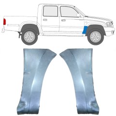 Reparationspanel till framskärm för Toyota Hilux 1998-2005 / Vänster+Höger / Set 10068