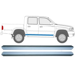 Tröskelplåt reparationspanel för Toyota Hilux 1998-2005 / Vänster = Höger (symmetrisk) / Set 9614