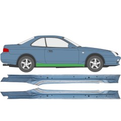 Tröskelplåt för Honda Prelude 1996-2001 / Vänster+Höger / Set 9198