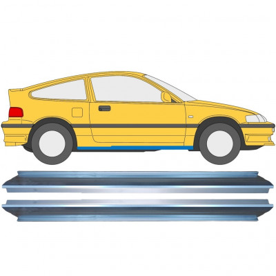 Tröskelplåt reparationspanel för Honda CRX 1987-1992 / Vänster+Höger / Set 9302