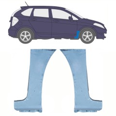 Reparationspanel till framskärm för Honda FR-V 2005-2009 / Vänster+Höger / Set 10833