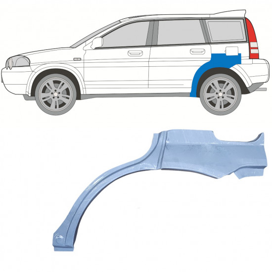 Sidovägg hjulhuskant för Honda HRV 1999-2006 / Vänster 5847