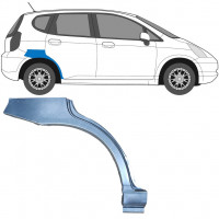 Sidovägg hjulhuskant för Honda Jazz Gd 2002-2008 / Höger 6179