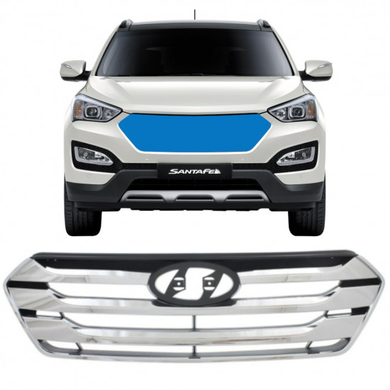 Grill för Hyundai Santa Fe 2012-2018 7520