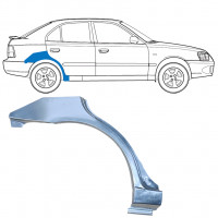 Sidovägg hjulhuskant för Hyundai Accent 2000-2006 / Höger 7593