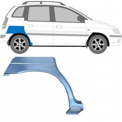 HYUNDAI MATRIX 2001-2010 REPARATION AV BAKSKÄRM / HÖGER