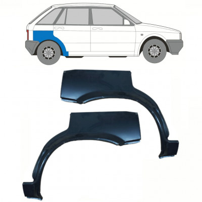 Sidovägg hjulhuskant för Seat Ibiza 1984-1993 / Vänster+Höger / Set 10741