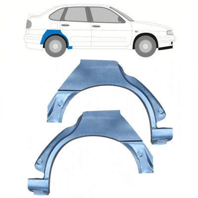 Sidovägg hjulhuskant för Seat Ibiza Cordoba 1993-2002 / Vänster+Höger / Set 10653