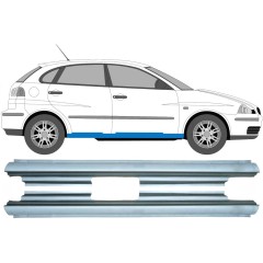 Tröskelplåt för Seat Ibiza Cordoba 2002-2008 / Vänster+Höger / Set 9809