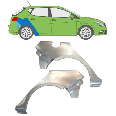 Sidovägg hjulhuskant för Seat Ibiza 2008-2017 / Vänster+Höger / Set 14609