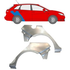 Sidovägg hjulhuskant för Seat Ibiza 2008-2017 / Vänster+Höger / COMBI / Set 14609