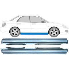 Tröskelplåt för Subaru Impreza GD GG 2000-2007 / Vänster+Höger / Set 9157