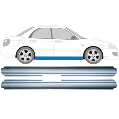 Tröskelplåt reparationspanel för Subaru Impreza GD GG 2000-2007 / Vänster = Höger (symmetrisk) / Set 9159