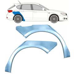 Sidovägg hjulhuskant för Subaru Impreza GH GR 2007-2013 / Vänster+Höger / Set 9966