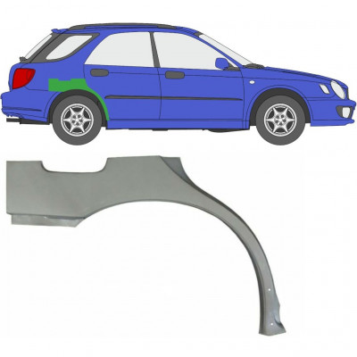 Sidovägg hjulhuskant för Subaru Impreza Gg 2000-2007 / Höger 5918