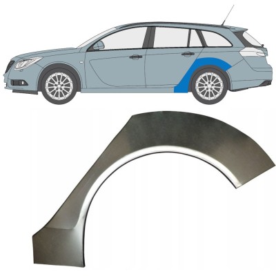 Sidovägg hjulhuskant för Opel Insignia 2008-2017 / Vänster / COMBI 16799