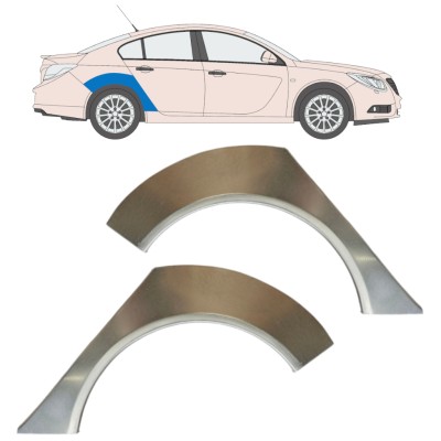 Sidovägg hjulhuskant för Opel Insignia 2008-2017 / Vänster+Höger / Set 15045