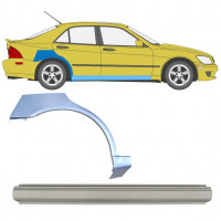 Tröskelplåt + sidovägg hjulhuskant för Lexus IS 200 1998-2005 / Höger / Set 10315