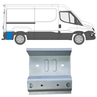 Reparation av sidopanel för Iveco Daily 2014- / Vänster = Höger (symmetrisk) 14711