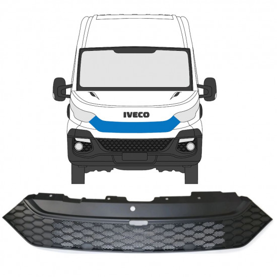 IVECO DAILY 2014-2016 GRILL