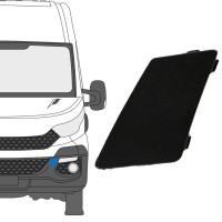 Fram stötfångarlock för Iveco Daily 2014-2019 / Vänster 16242