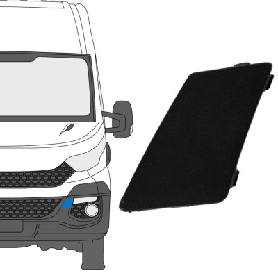 Fram stötfångarlock för Iveco Daily 2014-2019 / Vänster 16242